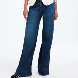 NWT Madewell Superwide-Leg Jeans: Softdrape Denim Edition in Ellsworth Wash 26